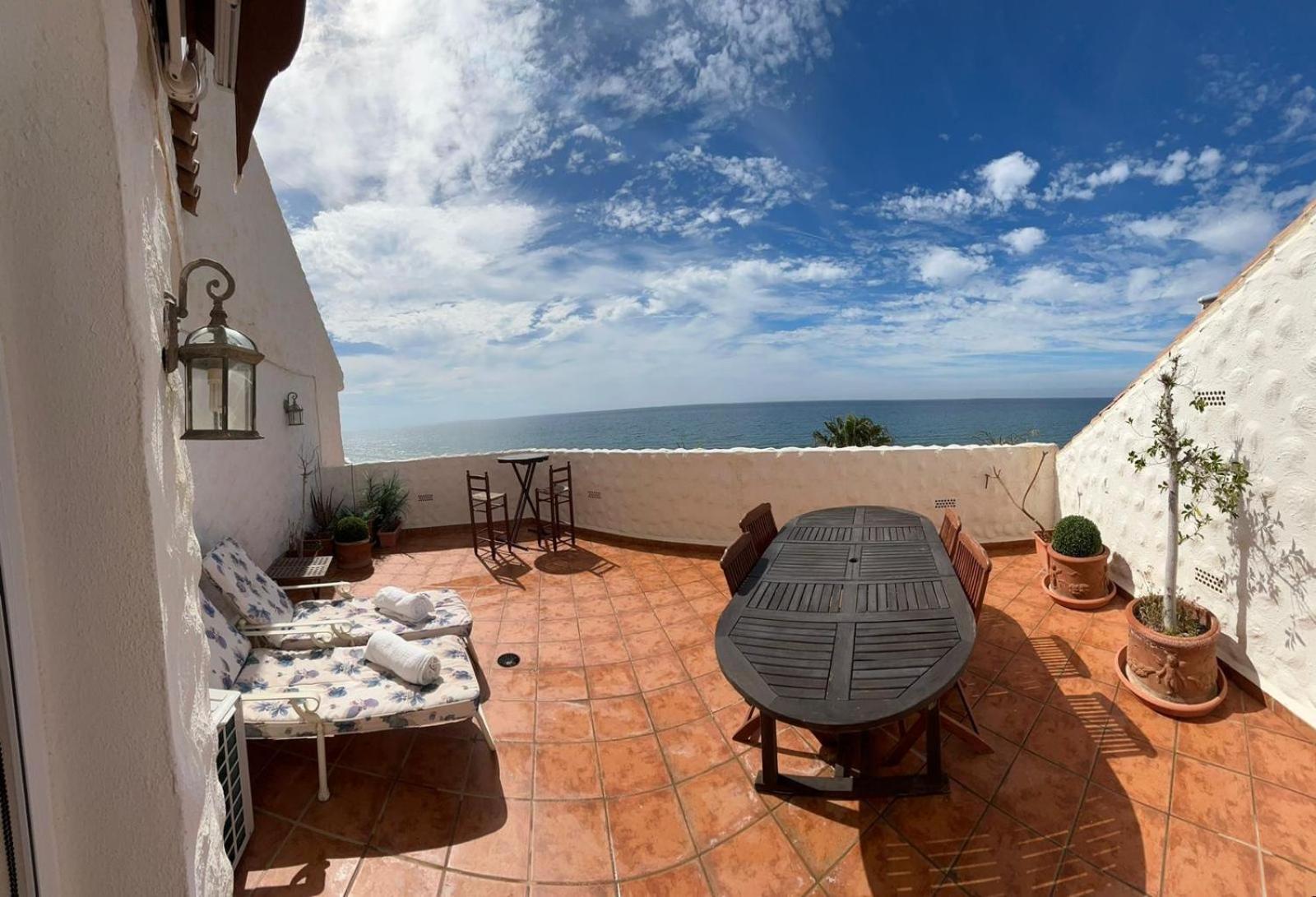 Apartament Atico Sobre El Mar Benajarafe Zewnętrze zdjęcie